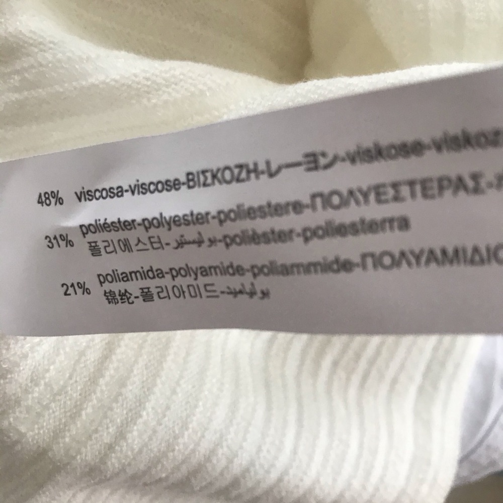 Zara Girls NWT 9/10 Textured Cream Boxy Sweater - Picture 13 of 13